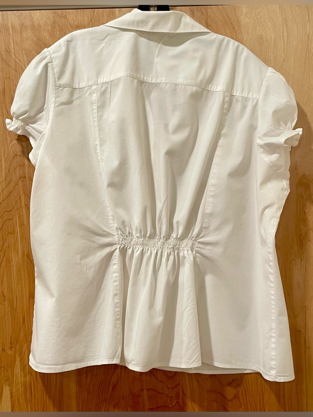 Caren Sport White Short Sleeve Button-Down Shirt - Picture 2 of 3